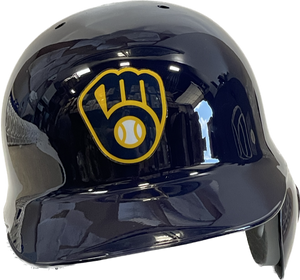 MILWAUKEE BREWERS RAWLINGS FULL SIZE AUTHENTIC BATTING HELMET