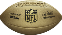 NFL ON-FIELD FOOTBALL GOLD REPLICA "THE DUKE" FOOTBALL
