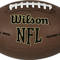 NFL ON-FIELD FOOTBALL DEFLATED SUPER GRIP NFL GAME STYLE FOOTBALL