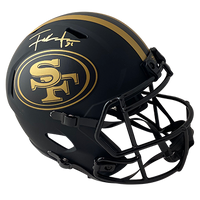 JAYLON JOHNSON BEARS AUTOGRAPHED ECLIPSE SPEED AUTHENTIC HELMET SIGNED IN ORANGE W/ #33 & 2020 50TH OVERALL PICK INSCRIPTION (3-2-2-3)