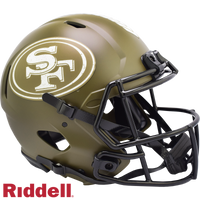 SAN FRANCISCO 49ERS SALUTE TO SERVICE SPEED AUTHENTIC HELMET