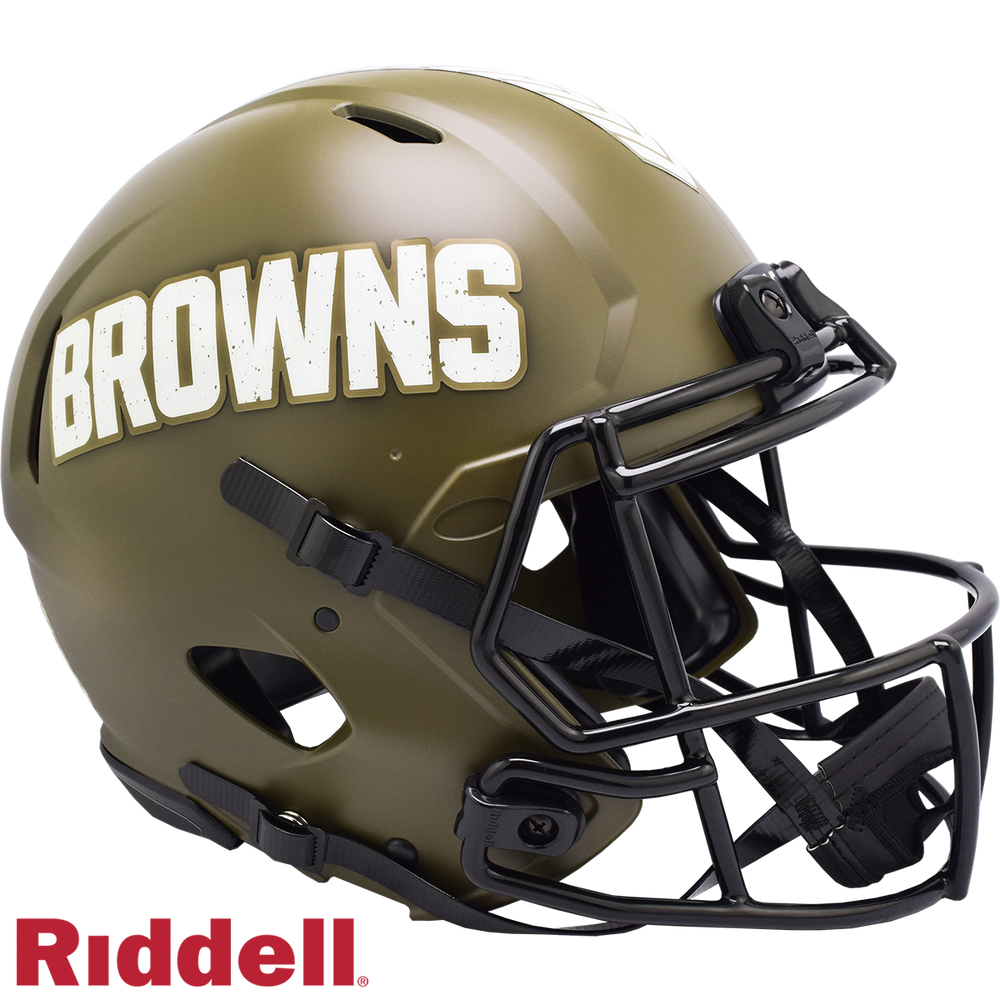 CLEVELAND BROWNS SALUTE TO SERVICE SPEED AUTHENTIC HELMET