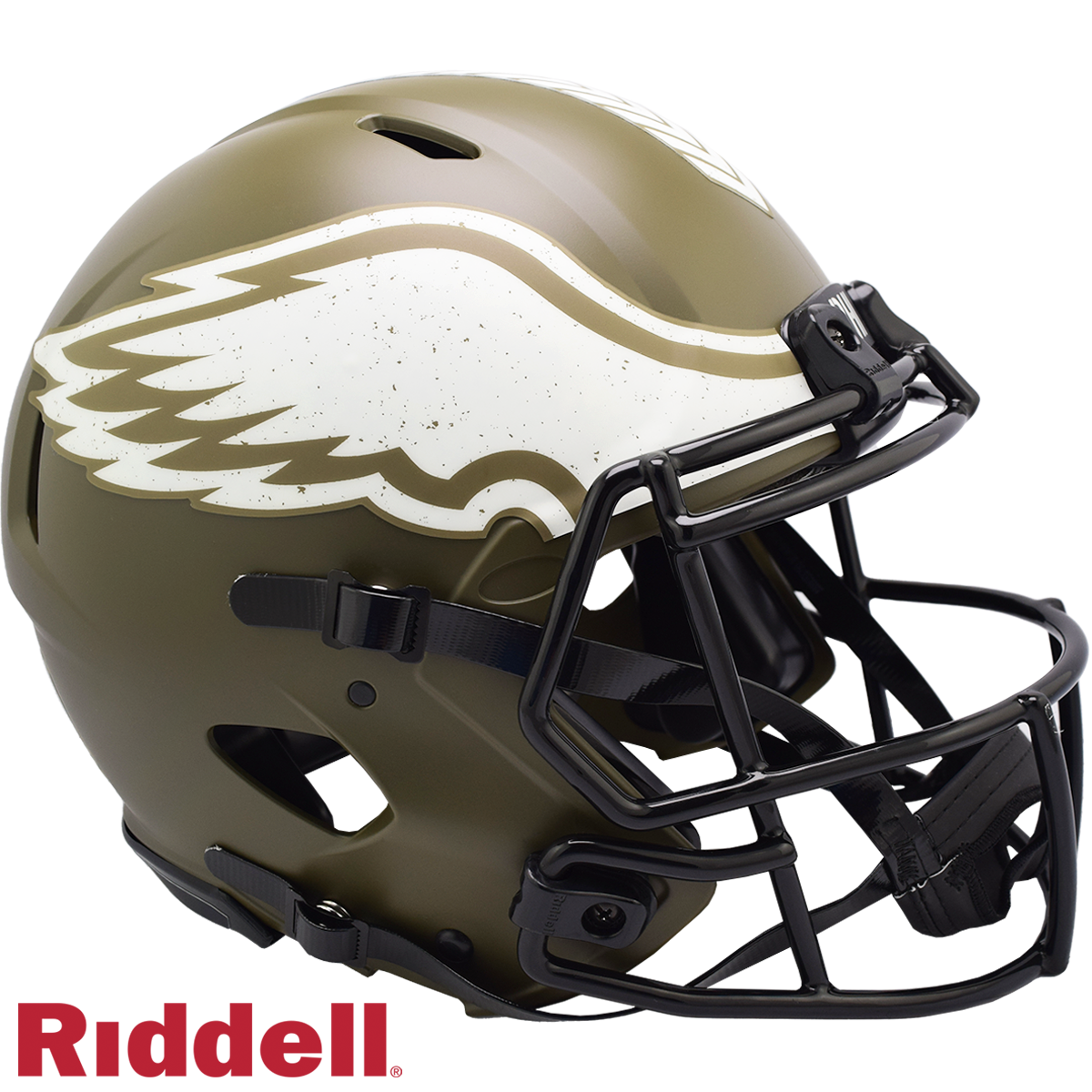PHILADELPHIA EAGLES SALUTE TO SERVICE SPEED AUTHENTIC HELMET The
