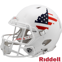WEST VIRGINIA MOUNTAINEERS ALT STARS N STRIPES NCAA SPEED AUTHENTIC HELMET