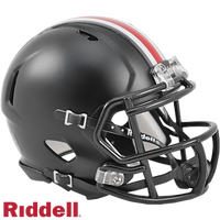 OHIO STATE BUCKEYES BLACK ALT NCAA SPEED MINI HELMET