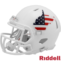 WEST VIRGINIA MOUNTAINEERS ALT STARS N STRIPES NCAA SPEED MINI HELMET