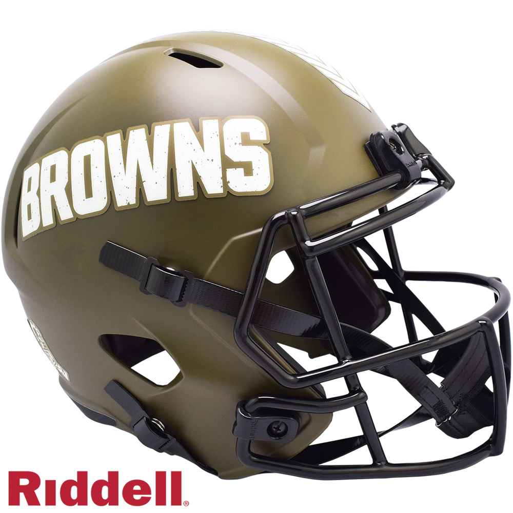 CLEVELAND BROWNS SALUTE TO SERVICE SPEED REPLICA HELMET