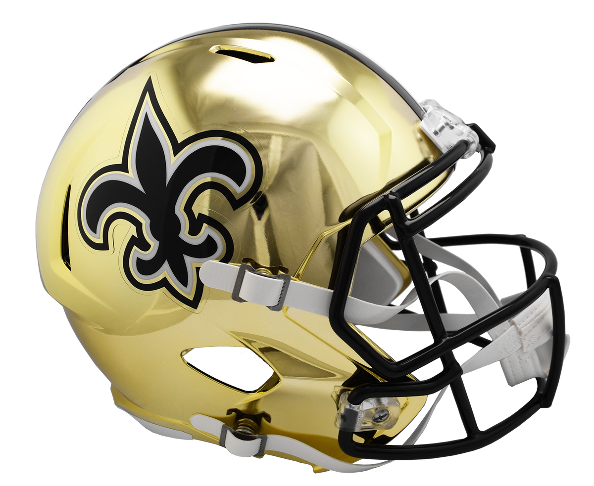 the saints new helmet