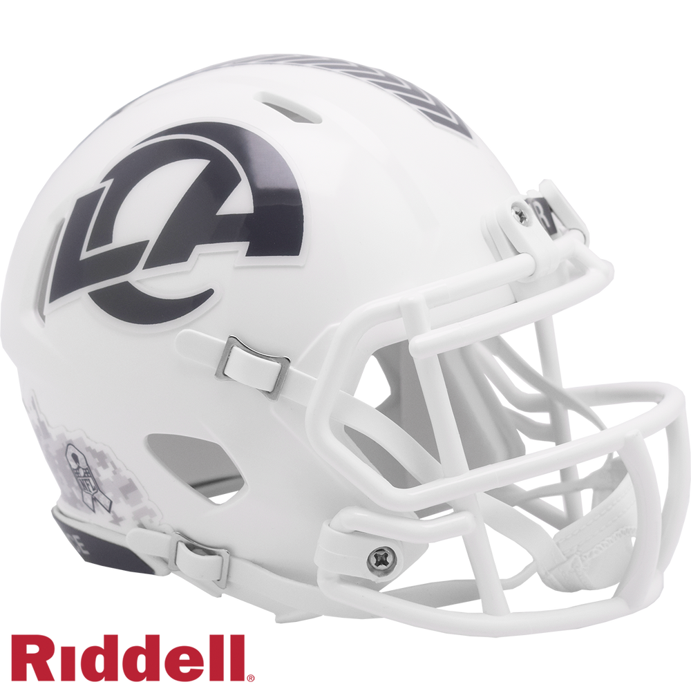 LOS ANGELES RAMS SALUTE TO SERVICE 24 MINI HELMET