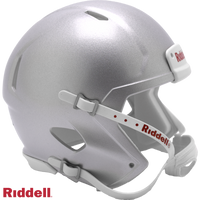 SILVER METALLIC SPEED MINI HELMET BLANK SHELL