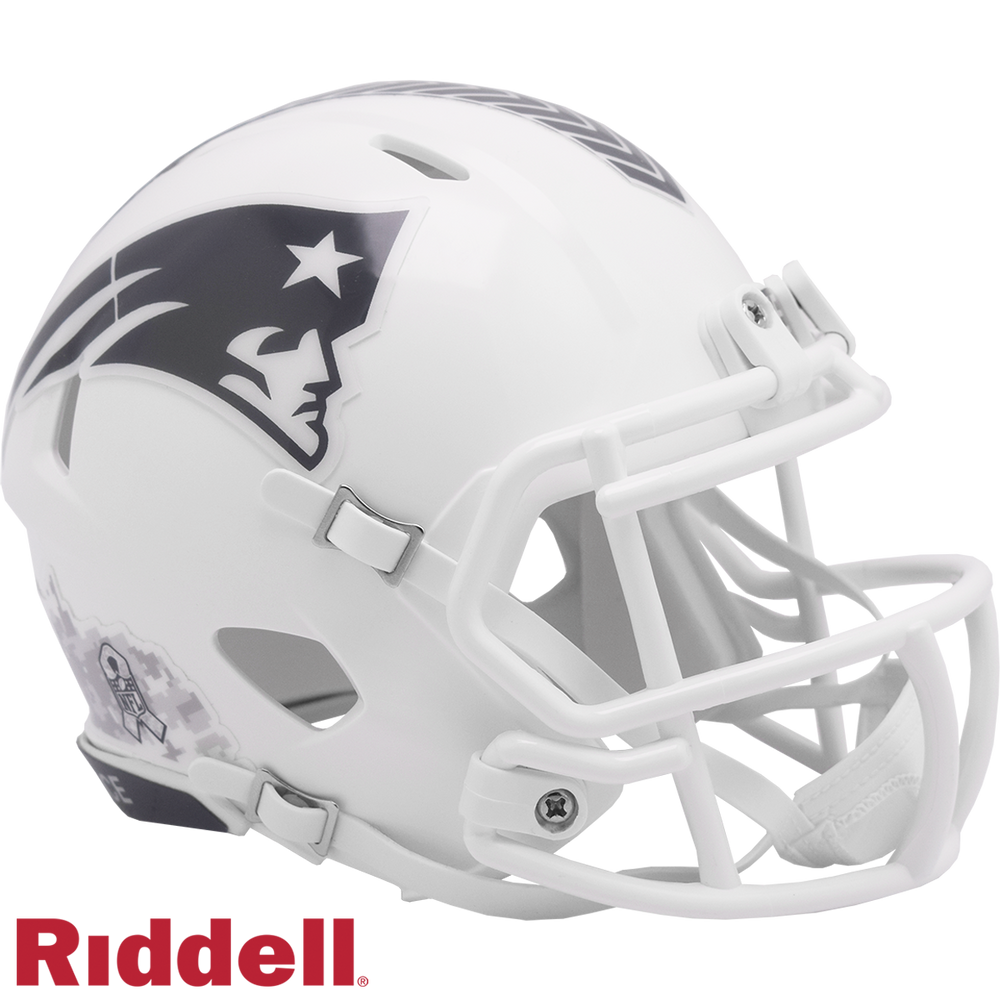 NEW ENGLAND PATRIOTS SALUTE TO SERVICE 24 MINI HELMET