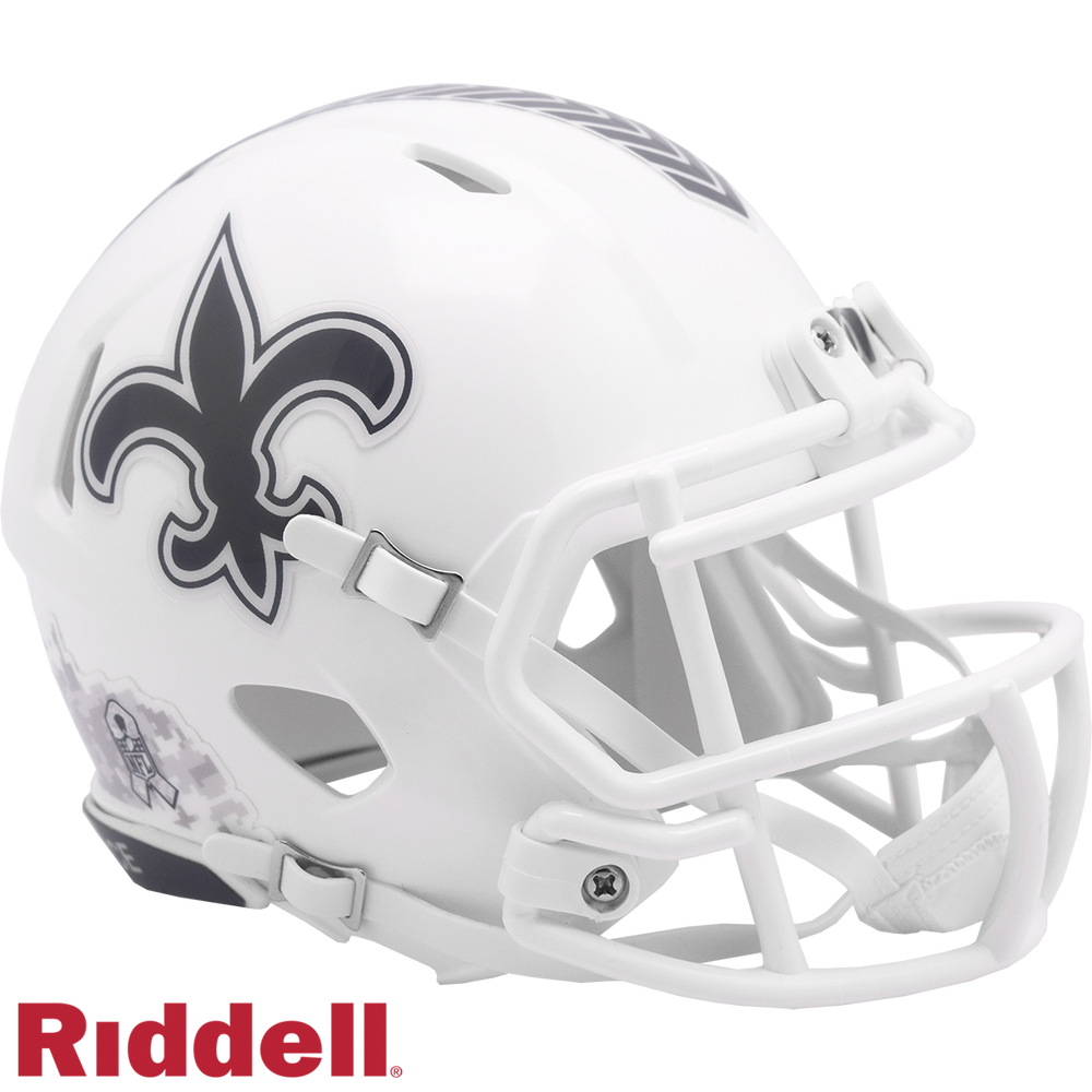 NEW ORLEANS SAINTS SALUTE TO SERVICE 24 MINI HELMET