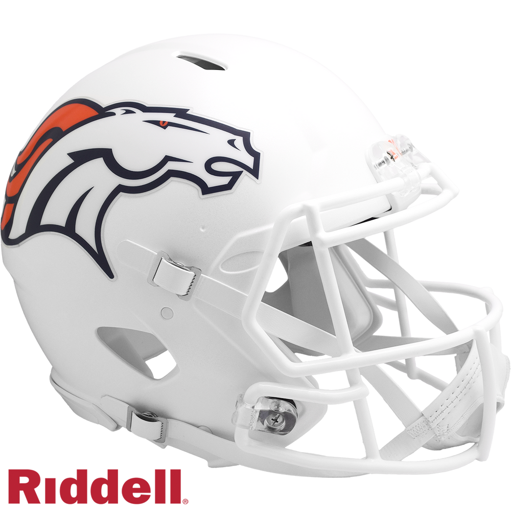 DENVER BRONCOS 2024 ON FIELD ALTERNATE STYLE SPEED AUTHENTIC HELMET