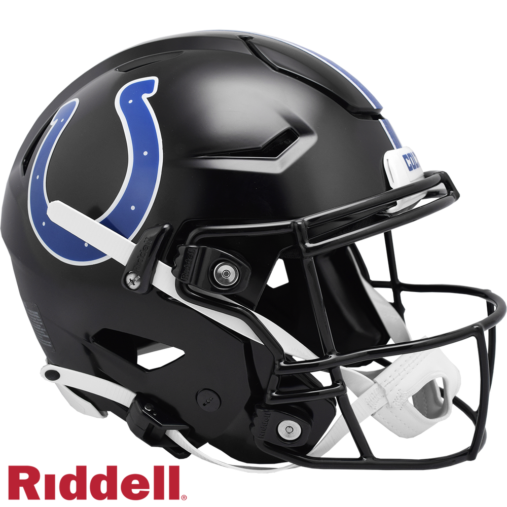 INDIANAPOLIS COLTS 2023 ON FIELD ALTERNATE CURRENT STYLE SPEEDFLEX AUTHENTIC HELMET