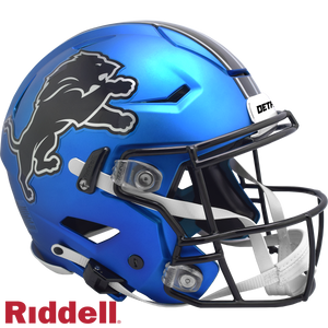 DETROIT LIONS 2024 ON FIELD ALTERNATE CURRENT STYLE SPEEDFLEX AUTHENTIC HELMET