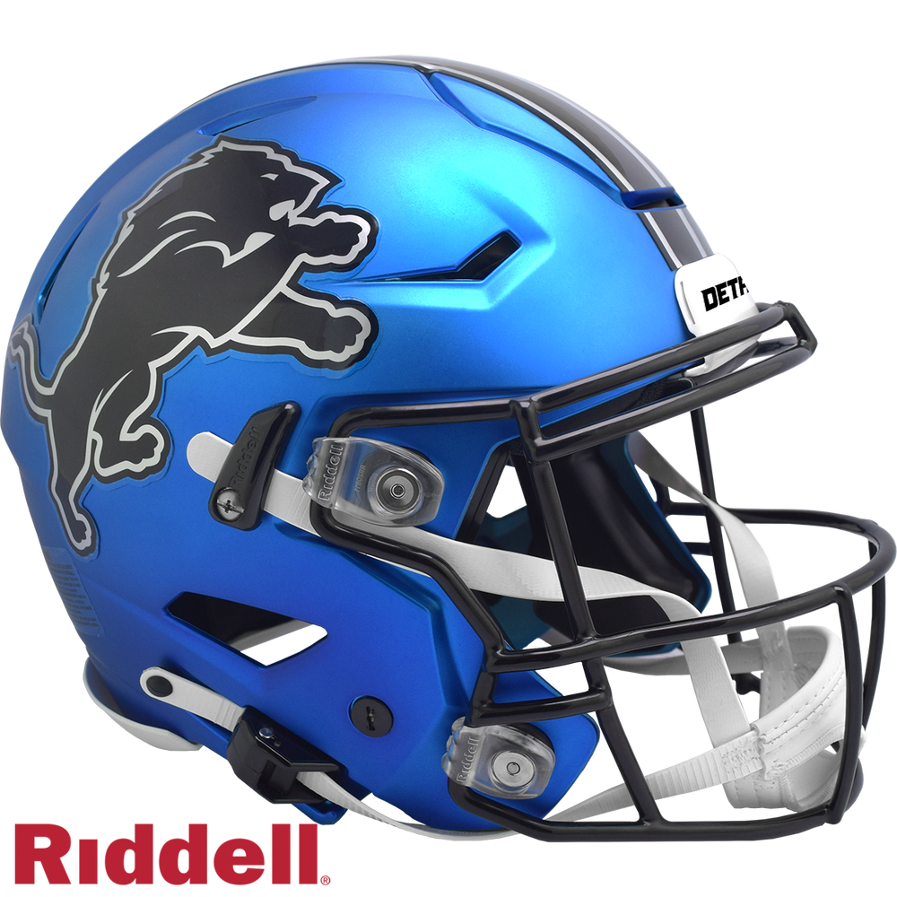 DETROIT LIONS 2024 ON FIELD ALTERNATE CURRENT STYLE SPEEDFLEX AUTHENTIC HELMET