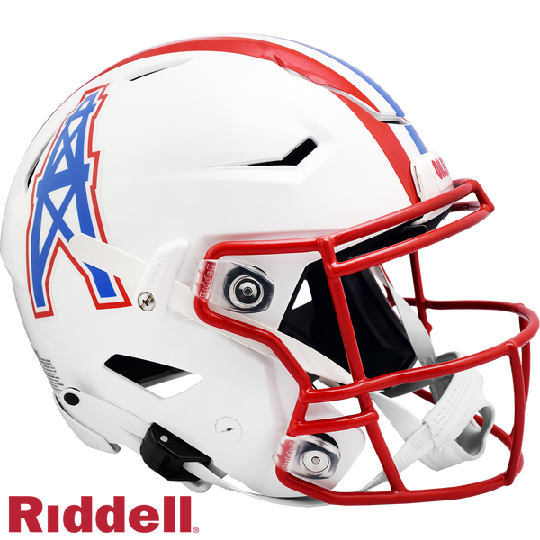 Houston Oilers (1981-96) WHITE Riddell Speed Throwback Mini Helmet