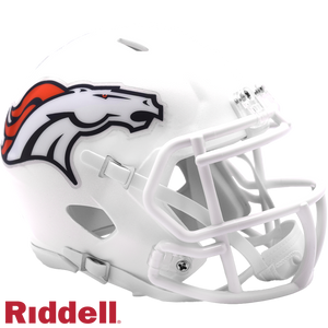 DENVER BRONCOS 2024 ON FIELD ALTERNATE STYLE SPEED MINI HELMET