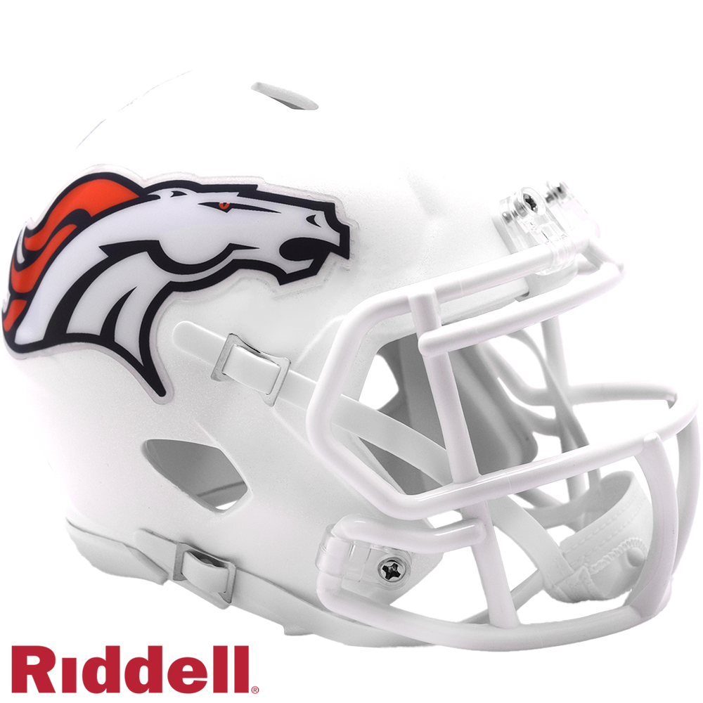 DENVER BRONCOS 2024 ON FIELD ALTERNATE STYLE SPEED MINI HELMET