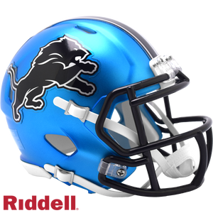 DETROIT LIONS 2024 ON FIELD ALTERNATE STYLE SPEED MINI HELMET