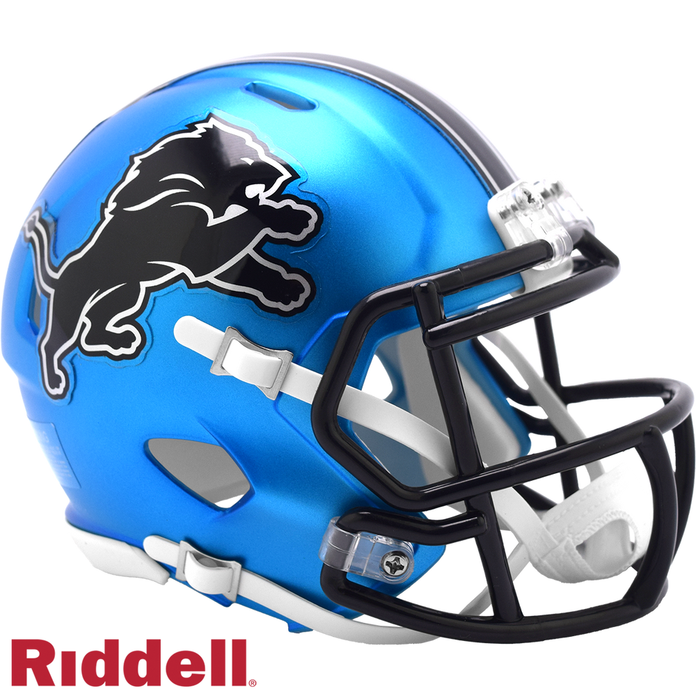 DETROIT LIONS 2024 ON FIELD ALTERNATE STYLE SPEED MINI HELMET