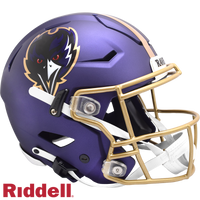 BALTIMORE RAVENS 2024 ON FIELD ALTERNATE CURRENT STYLE SPEEDFLEX AUTHENTIC HELMET