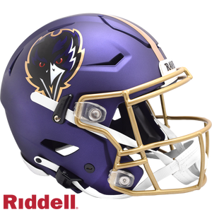 BALTIMORE RAVENS 2024 ON FIELD ALTERNATE CURRENT STYLE SPEEDFLEX AUTHENTIC HELMET