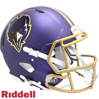 BALTIMORE RAVENS 2024 ON FIELD ALTERNATE STYLE SPEED AUTHENTIC HELMET