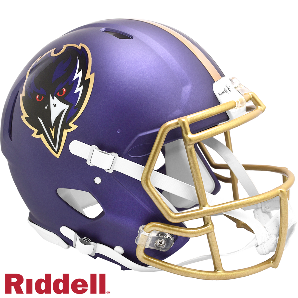 BALTIMORE RAVENS 2024 ON FIELD ALTERNATE STYLE SPEED AUTHENTIC HELMET