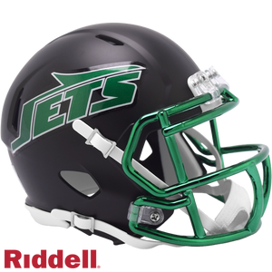 NEW YORK JETS VERSION 1 2024 ON FIELD ALTERNATE STYLE SPEED MINI HELMET