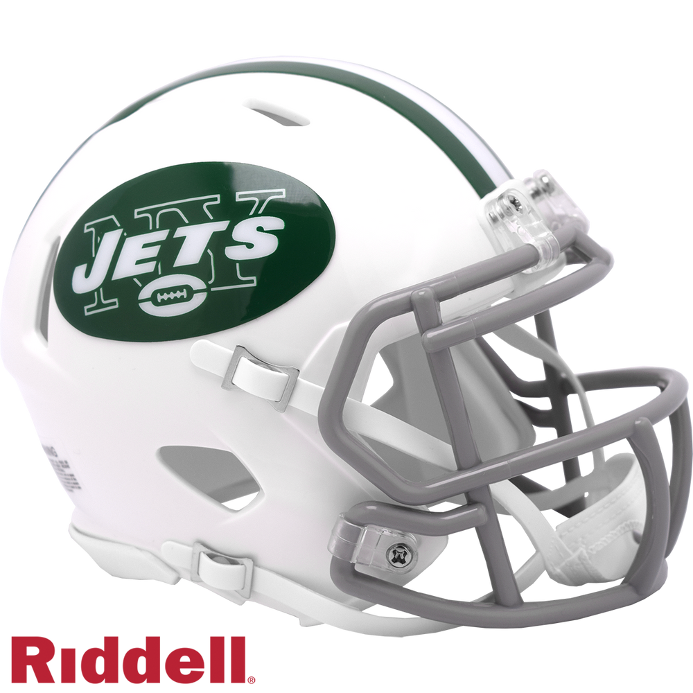 NEW YORK JETS VERSION 2 2024 ON FIELD ALTERNATE STYLE SPEED MINI HELMET
