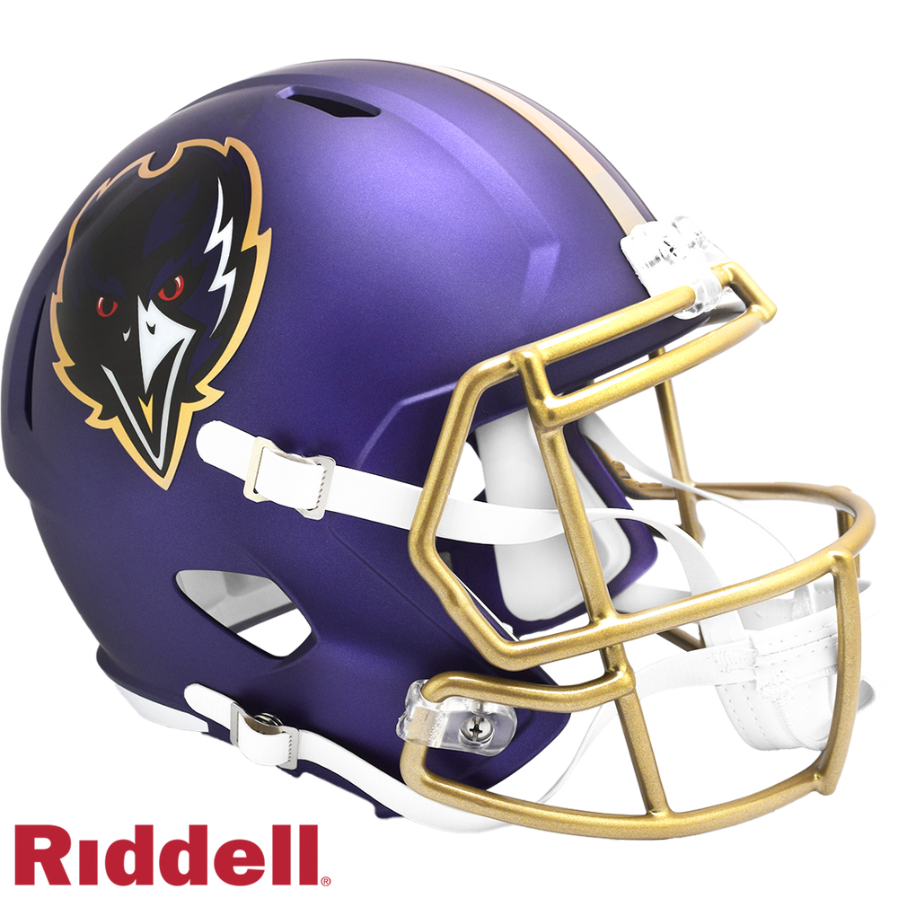 BALTIMORE RAVENS 2024 ON FIELD ALTERNATE STYLE SPEED REPLICA HELMET