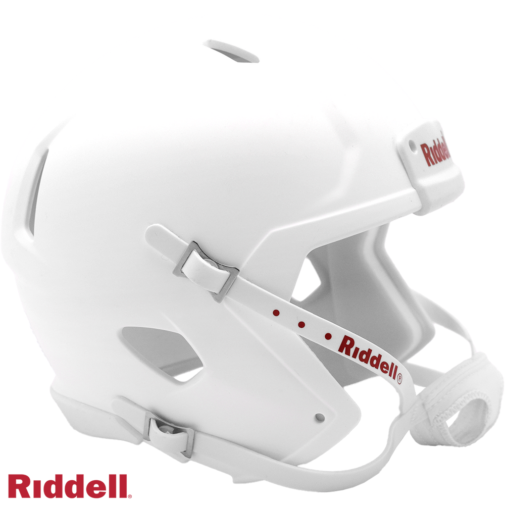 MATTE WHITE SPEED MINI HELMET BLANK SHELL