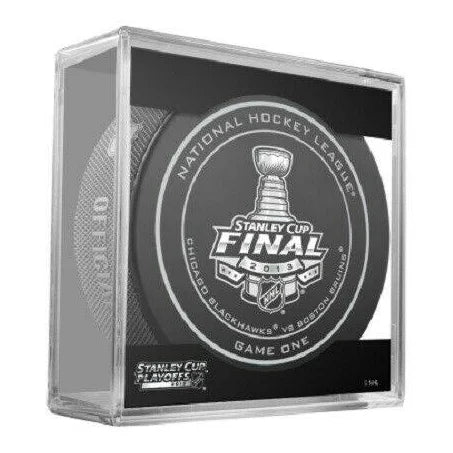 2013 STANLEY CUP GAME 1 OFFICIAL GAME PUCK