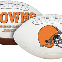 CLEVELAND BROWNS RAWLINGS NFL SIGNATURE SERIES FOOTBALL