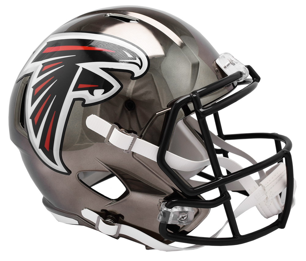 atlanta falcons prototype football helmets ATLANTA FALCONS CHROME SPEED REPLICA HELMET