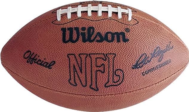 NFL ON-FIELD FOOTBALL 1970'S 'PETE ROZELLE' AUTHENTIC NFL GAME