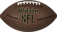 NFL ON-FIELD FOOTBALL DEFLATED SUPER GRIP NFL GAME STYLE FOOTBALL
