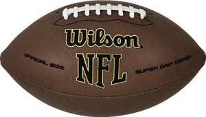 NFL ON-FIELD FOOTBALL DEFLATED SUPER GRIP NFL GAME STYLE FOOTBALL