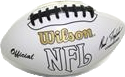 NFL ON-FIELD FOOTBALL 4 WHITE PANEL "TAGLIABUE" NFL AUTOGRAPH FOOTBALL