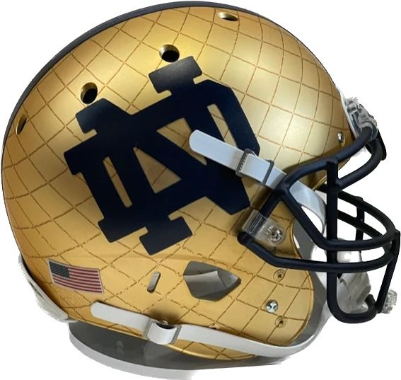 Riddell Notre Dame Fighting Irish VSR4 Full Size Replica Football Helmet -  Fanatics Authentic Certified 
