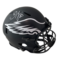 BRIAN DAWKINS EAGLES AUTOGRAPHED ECLIPSE SPEED AUTHENTIC HELMET SIGNED IN WHITE W/ #20 INSCRIPTION (3-1-1-2)