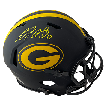 adams football helmets DAVANTE ADAMS PACKERS AUTOGRAPHED ECLIPSE SPEED AUTHENTIC HELMET SIGNE