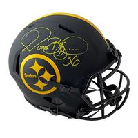 JEROME BETTIS STEELERS AUTOGRAPHED ECLIPSE SPEED AUTHENTIC HELMET SIGNED IN YELLOW W/ #36 INSCRIPTION (3-1-1-3)