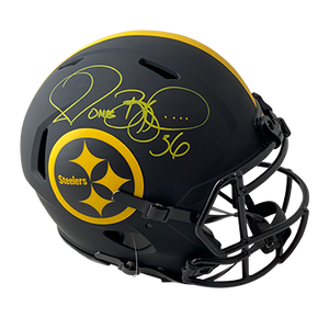 JEROME BETTIS STEELERS AUTOGRAPHED ECLIPSE SPEED AUTHENTIC HELMET SIGNED IN YELLOW W/ #36 INSCRIPTION (3-1-1-3)