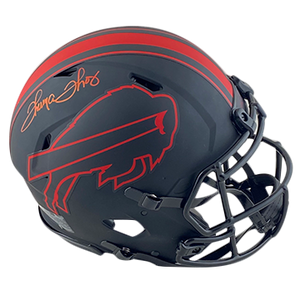 THURMAN THOMAS BILLS AUTOGRAPHED ECLIPSE SPEED AUTHENTIC HELMET SIGNED IN RED (3-3-1-2)(3-2-4-3)