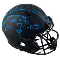 ROBBIE ANDERSON PANTHERS AUTOGRAPHED ECLIPSE SPEED AUTHENTIC HELMET SIGNED IN BLUE W/ #11 INSCRIPTION (3-3-1-2)(3-2-4-3)