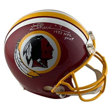 JOE THEISMANN REDSKINS AUTOGRAPHED 1982 VSR4 AUTHENTIC THROWBACK HELME