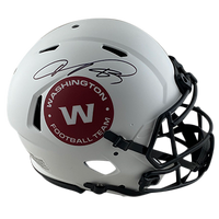 VERNON DAVIS WFT AUTOGRAPHED LUNAR ECLIPSE SPEED AUTHENTIC HELMET SIGNED IN BLACK W/ #83  INSCRIPTION (3-4-1-3)