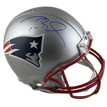 Tom Brady Signed Patriots Speed Authentic Helmet autographed